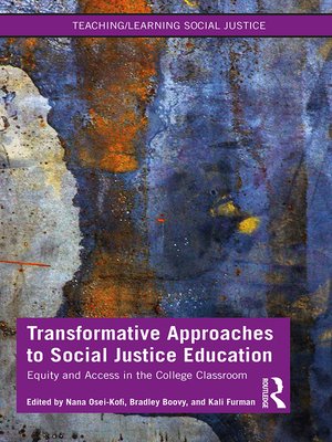 cover image of Transformative Approaches to Social Justice Education